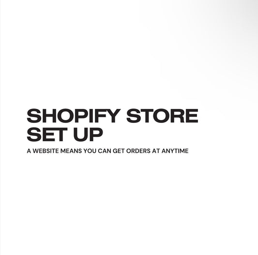 Shopify Store Set Up